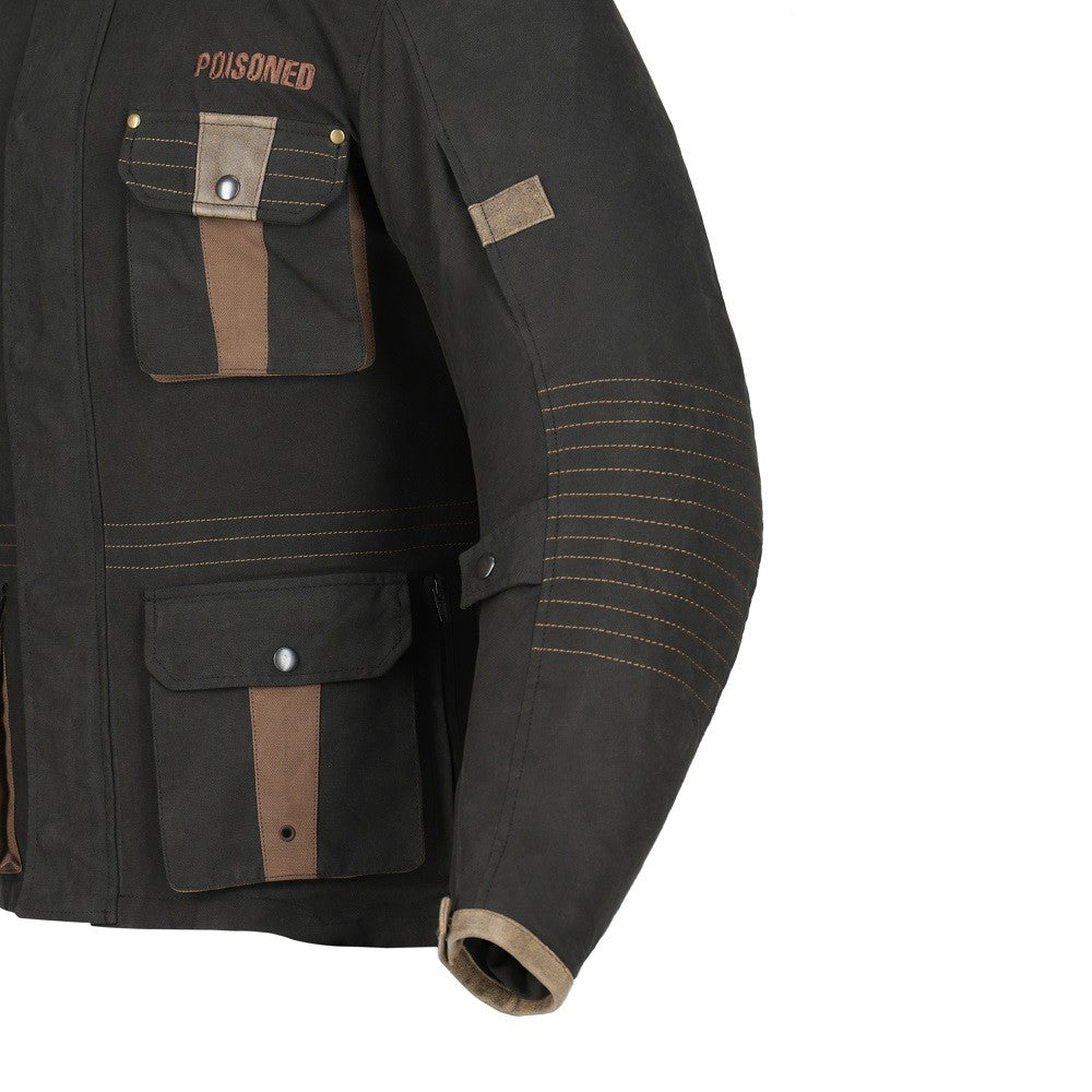 Poisoned - JACKET Textil Kubler Negro/Marrón - SECURTEX MOTOR S.L (t/a MaximoMoto)