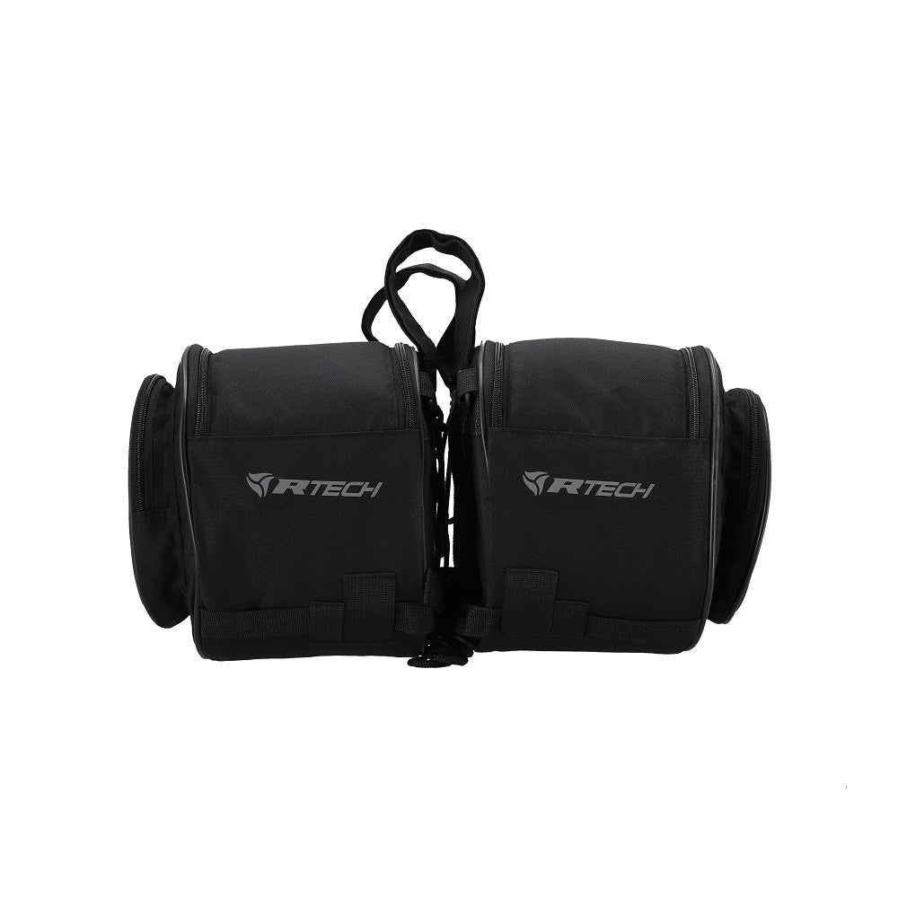R-TECH - Mochila Piel/Textil Flight - S / Negro