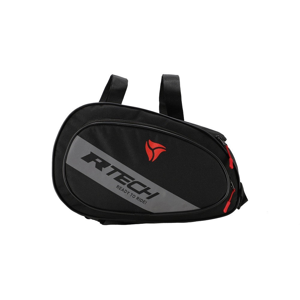 R-TECH - Mochila Piel/Textil Flight - S / Negro