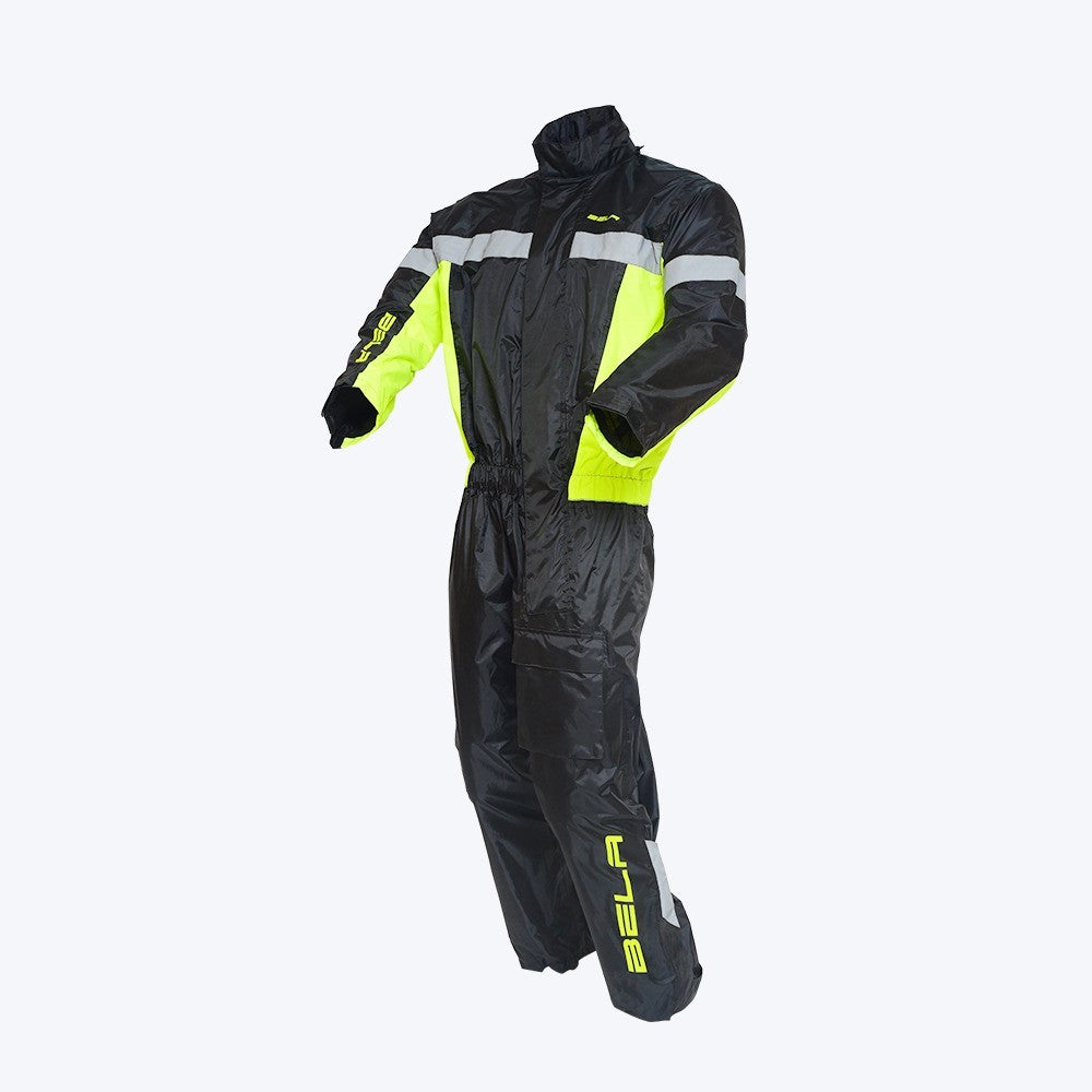 BELA - Impermeable Mono 1P Camou Negro/Amarillo Fluor - SECURTEX MOTOR S.L (t/a MaximoMoto)