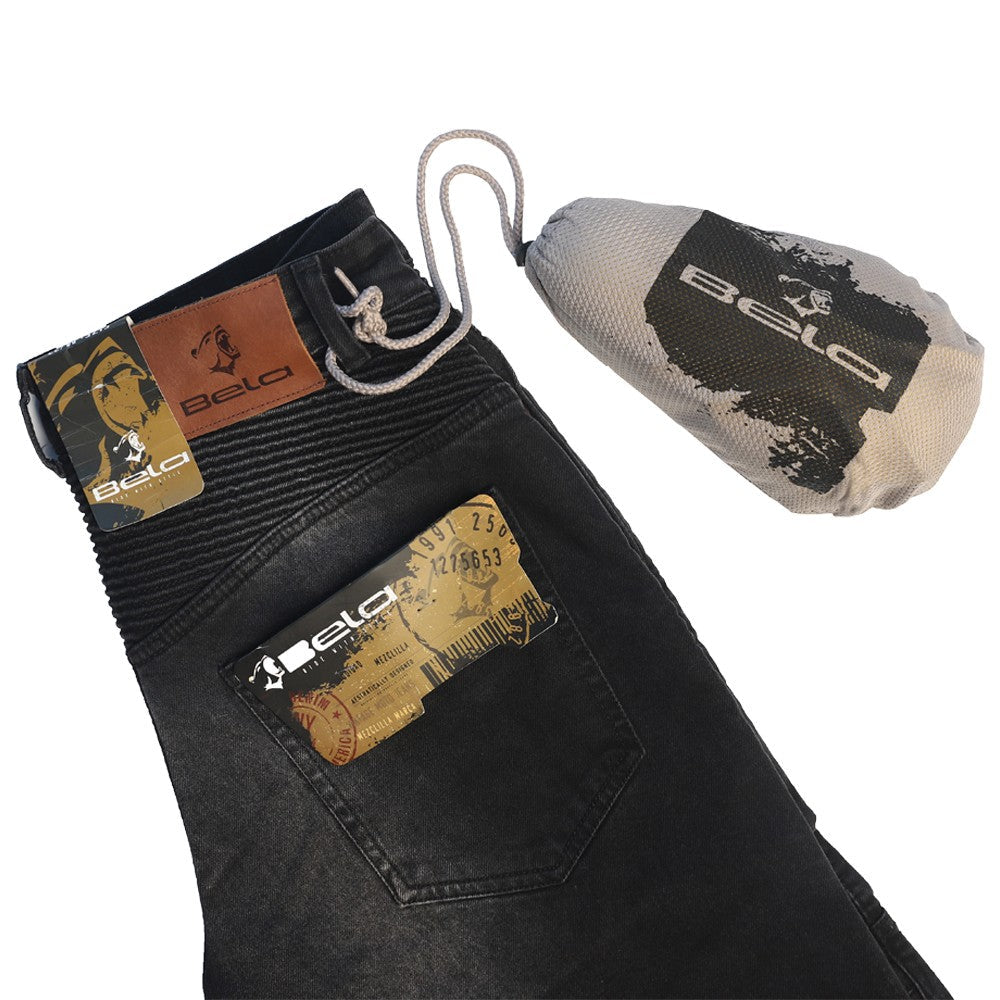 BELA - Pantalón Jeans Metro Negro - SECURTEX MOTOR S.L (t/a MaximoMoto)
