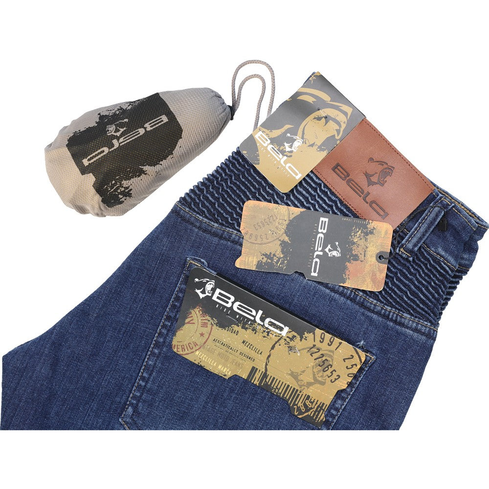 BELA - Pantalón Jeans Metro Azul Denim - SECURTEX MOTOR S.L (t/a MaximoMoto)