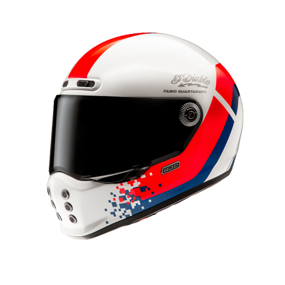 HJC V10 FQ20 RETRO MC21 motocicleta estilo vintage integral Casco 