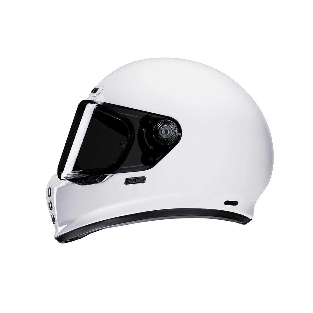 HJC V10 Racing Moto Blanco Integral Casco 