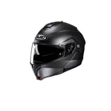 HJC C91N TURISMO DE MOTO CASCO MODULAR SEMIPLANO TITANIO