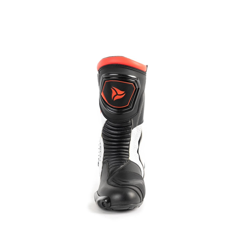 R-TECH - Botas Piel Performer Man Negro/Rojo Fluor