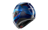 SHARK OXO MEKARIUM Azul Chromo Naranja Casco De Moto