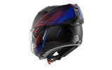 SHARK OXO SPEED-TECH Mat NEGRO Azul Rojo Casco De Moto