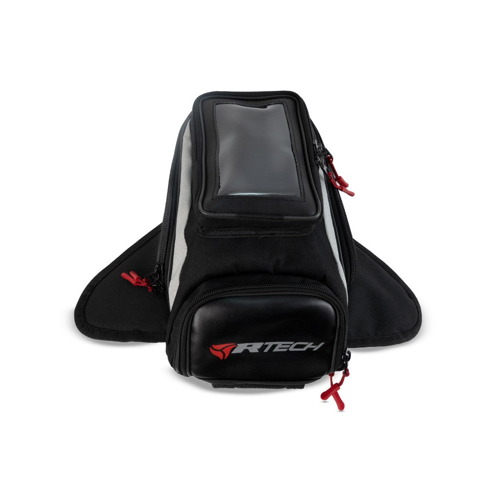 R-TECH - Mochila Piel/Textil Street Negro - M / Negro