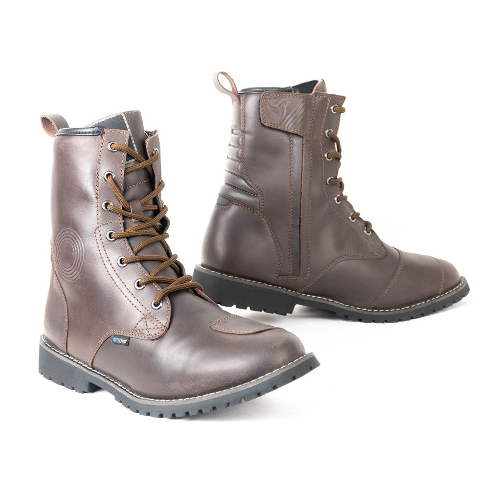 R-TECH - Botas Piel Moteq WP Man Marrón - SECURTEX MOTOR S.L (t/a MaximoMoto)