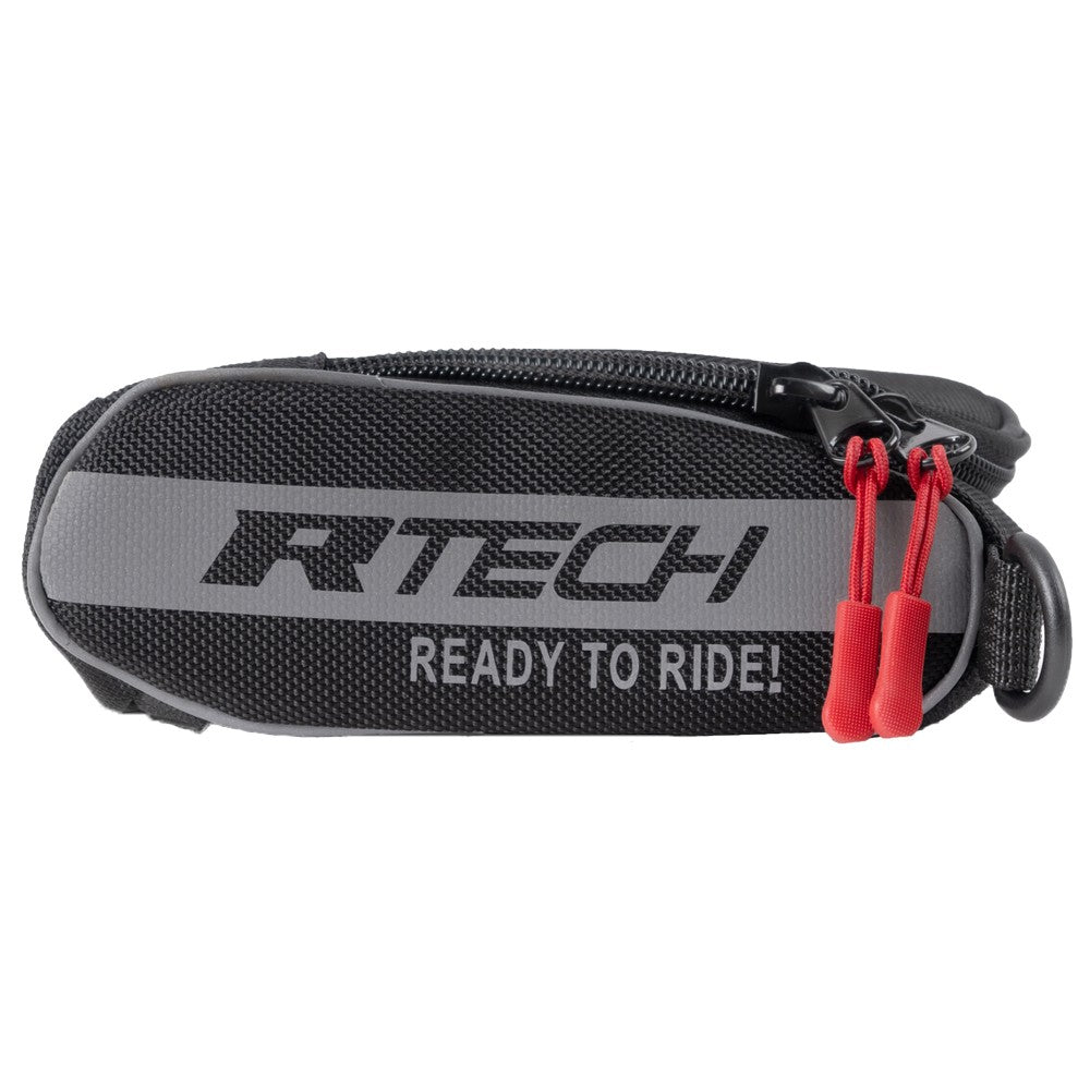 R-TECH - Mochila Piel/Textil Frame - M / Negro