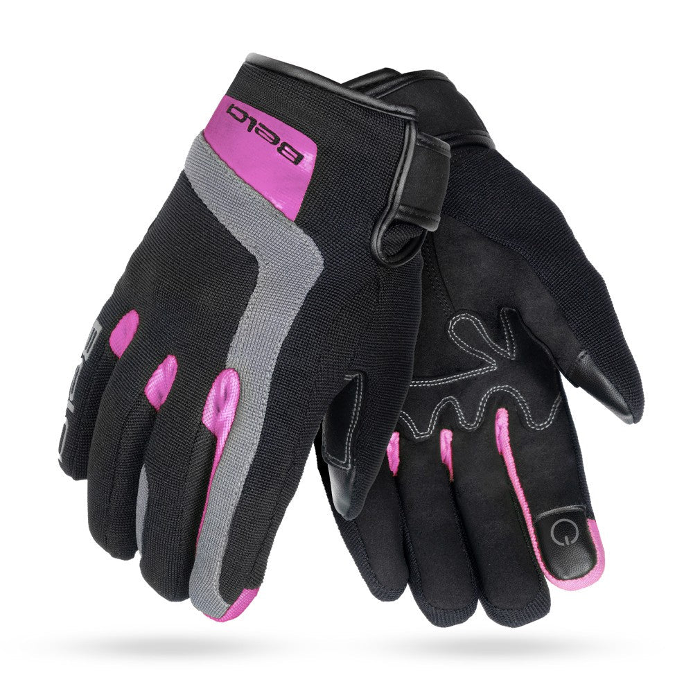 BELA - Guante Textil Galaxy Winter WP. Lady Negro/Rosa - SECURTEX MOTOR S.L (t/a MaximoMoto)