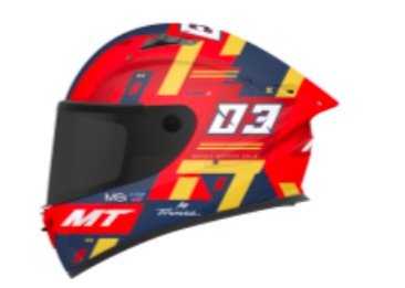 Casco de moto MT KRE+ S Sergio García 2024 E5 Gloss Caron