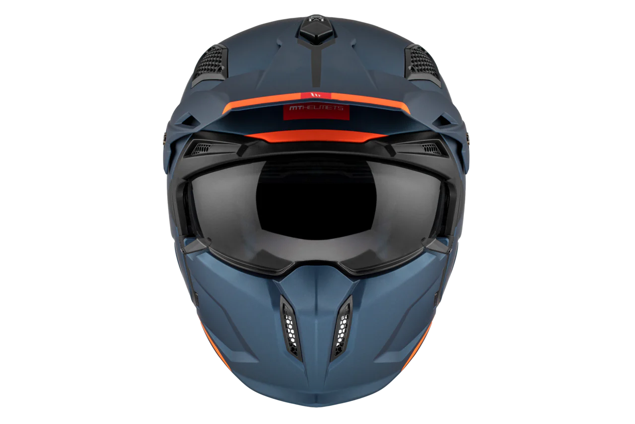 MT Streetfighter S SV SOLID A7 azul mate Casco modular deportivo - CASCO