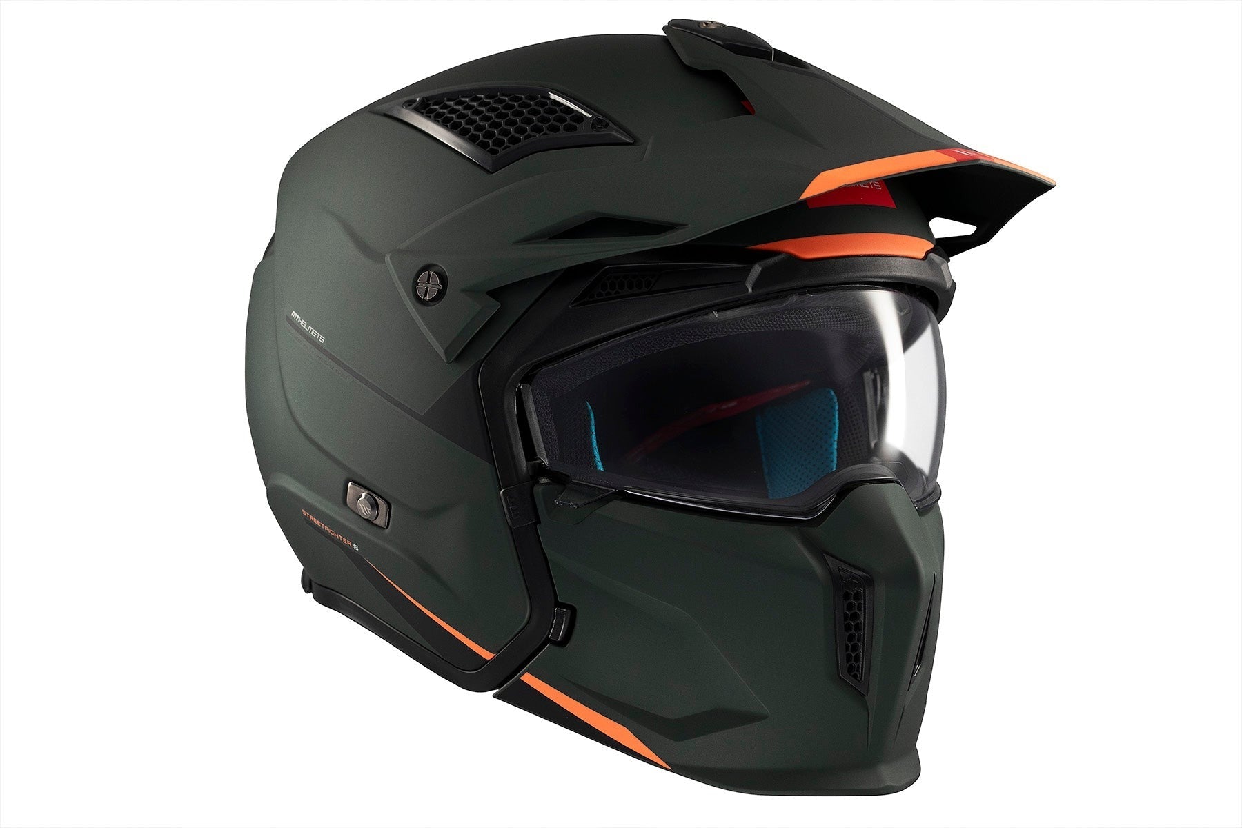 MT Streetfighter S SV Solid A6 accidentes carretera Casco modular motocicleta - CASCO