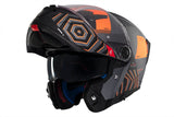 MT Atom 2 Strange C4 con parte delantera abatible Casco deportivo