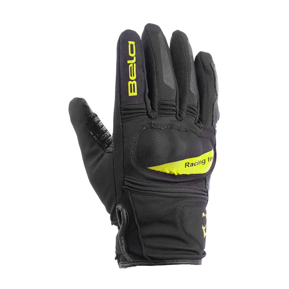 BELA - Guante Textil Boom Winter WP Negro/Amarillo Fluor - SECURTEX MOTOR S.L (t/a MaximoMoto)