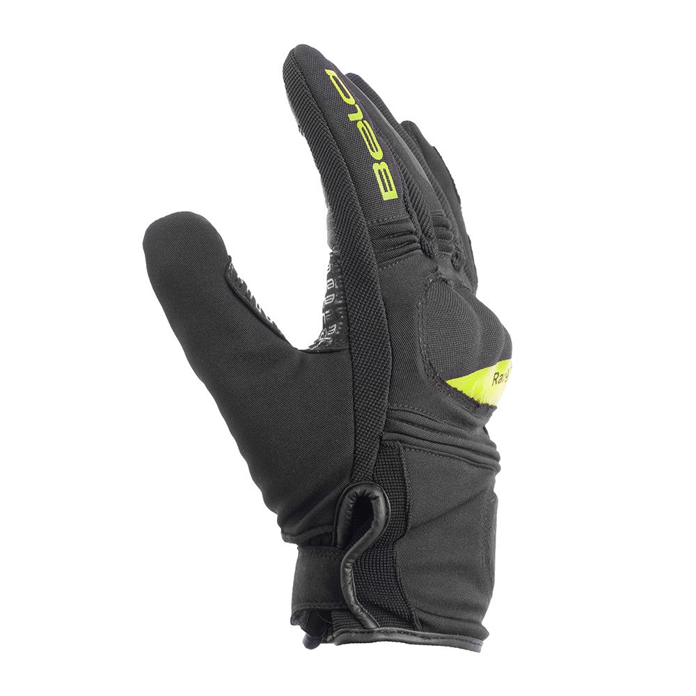 BELA - Guante Textil Boom Winter WP Negro/Amarillo Fluor - SECURTEX MOTOR S.L (t/a MaximoMoto)