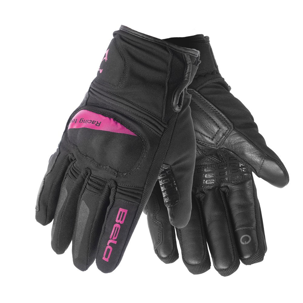 BELA - Guante Textil Boom Winter WP.Lady Negro/Rosa - SECURTEX MOTOR S.L (t/a MaximoMoto)
