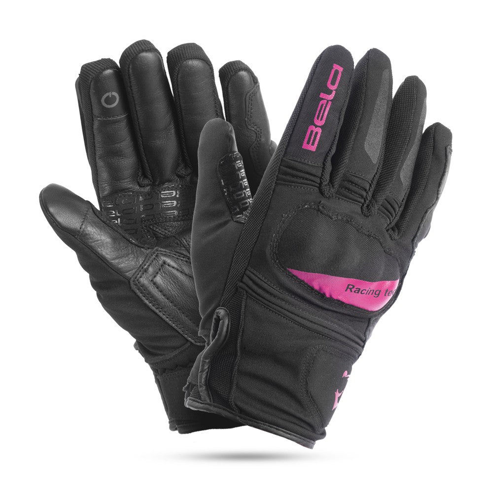 BELA - Guante Textil Boom Winter WP.Lady Negro/Rosa - SECURTEX MOTOR S.L (t/a MaximoMoto)