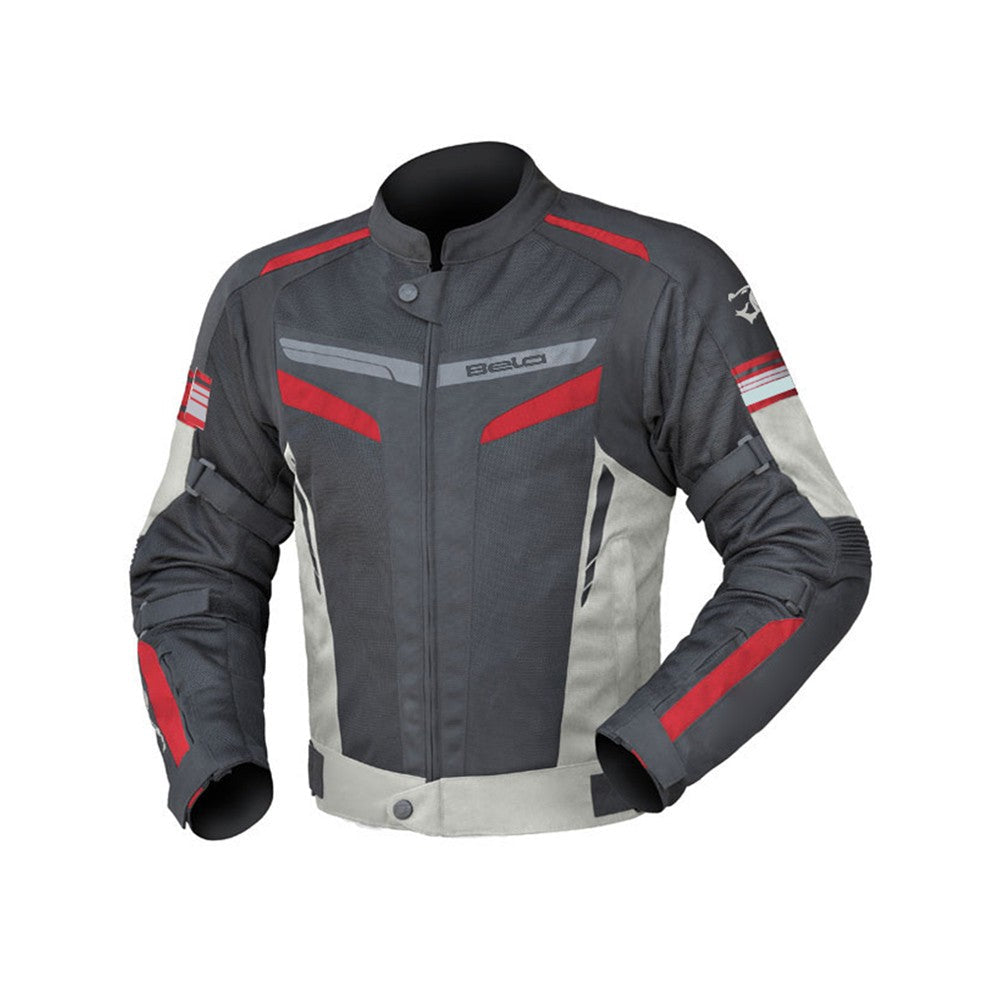 BELA - Chaqueta Textil Sprinter Negro/Hielo/Rojo - SECURTEX MOTOR S.L (t/a MaximoMoto)