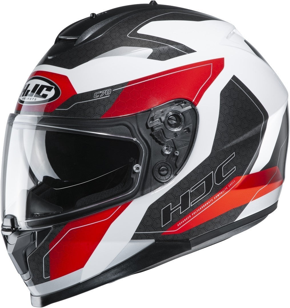 HJC C70 Canex MC1 Casco de moto ligero touring integral rojo