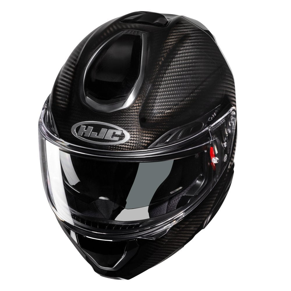 Casco de motocicleta modular abatible HJC RPHA 91 en color negro carbono - SECURTEX MOTOR S.L (t/a MaximoMoto)