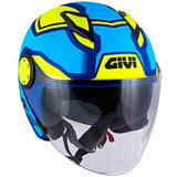 GIVI CASCO JET 123/STRATOS.D/SOLID AZUL/YELLOW - SECURTEX MOTOR S.L (t/a MaximoMoto)