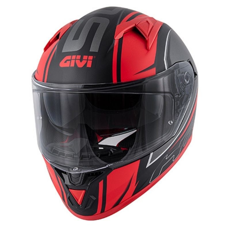 GIVI CASCO FULL 506/STOCCARDA.D/BLADES NEGRO-MT/ROJO - SECURTEX MOTOR S.L (t/a MaximoMoto)