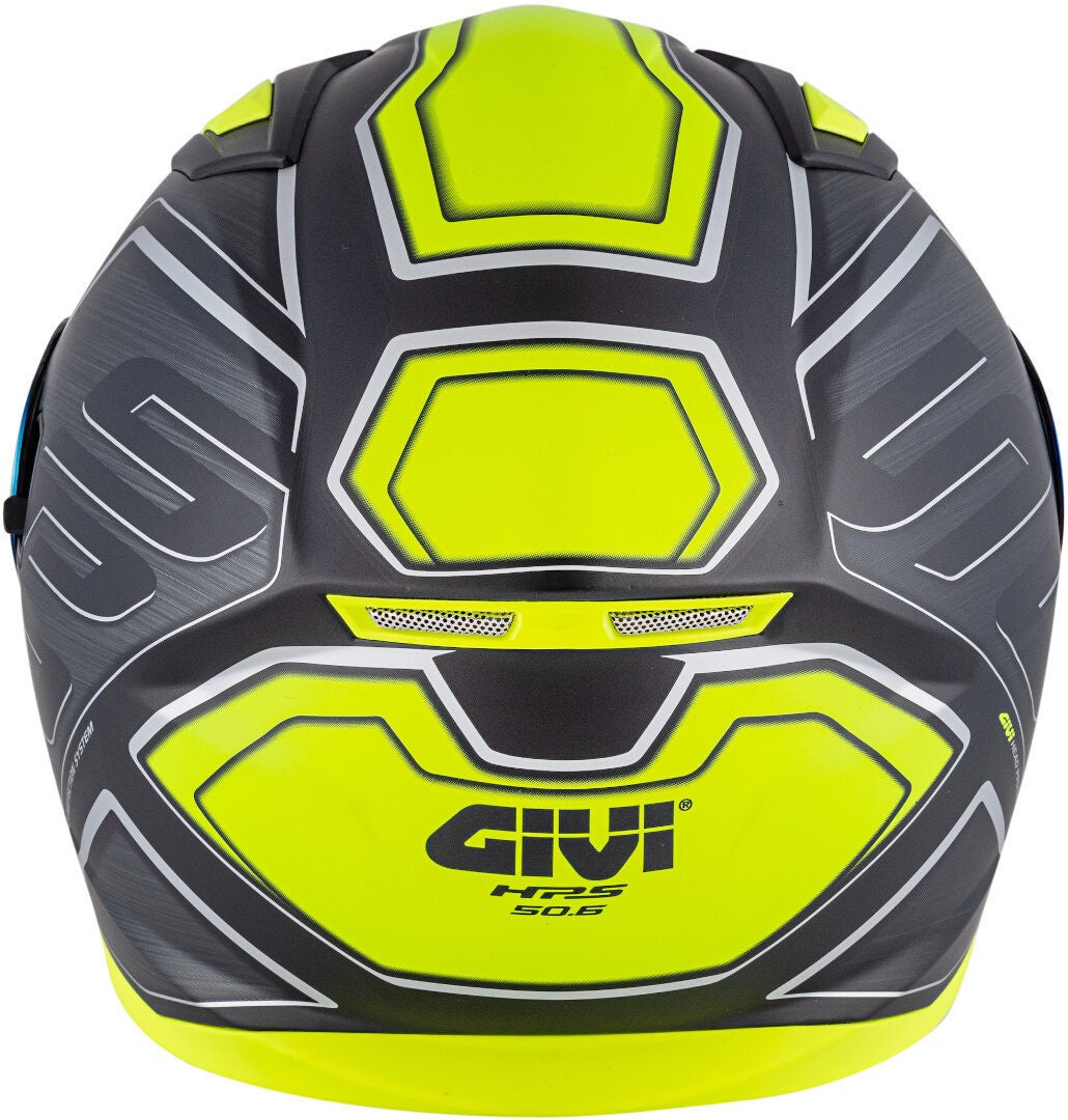 GIVI CASCO FULL 506/SPORT. LED/DEEP TITANIO-MT/YELLOW - SECURTEX MOTOR S.L (t/a MaximoMoto)