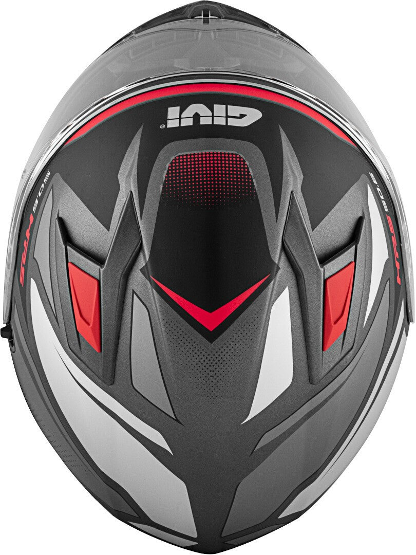 GIVI CASCO FULL 506/STOCCARDA.D/FOLLOW TITANIO-MT/ROJO - SECURTEX MOTOR S.L (t/a MaximoMoto)