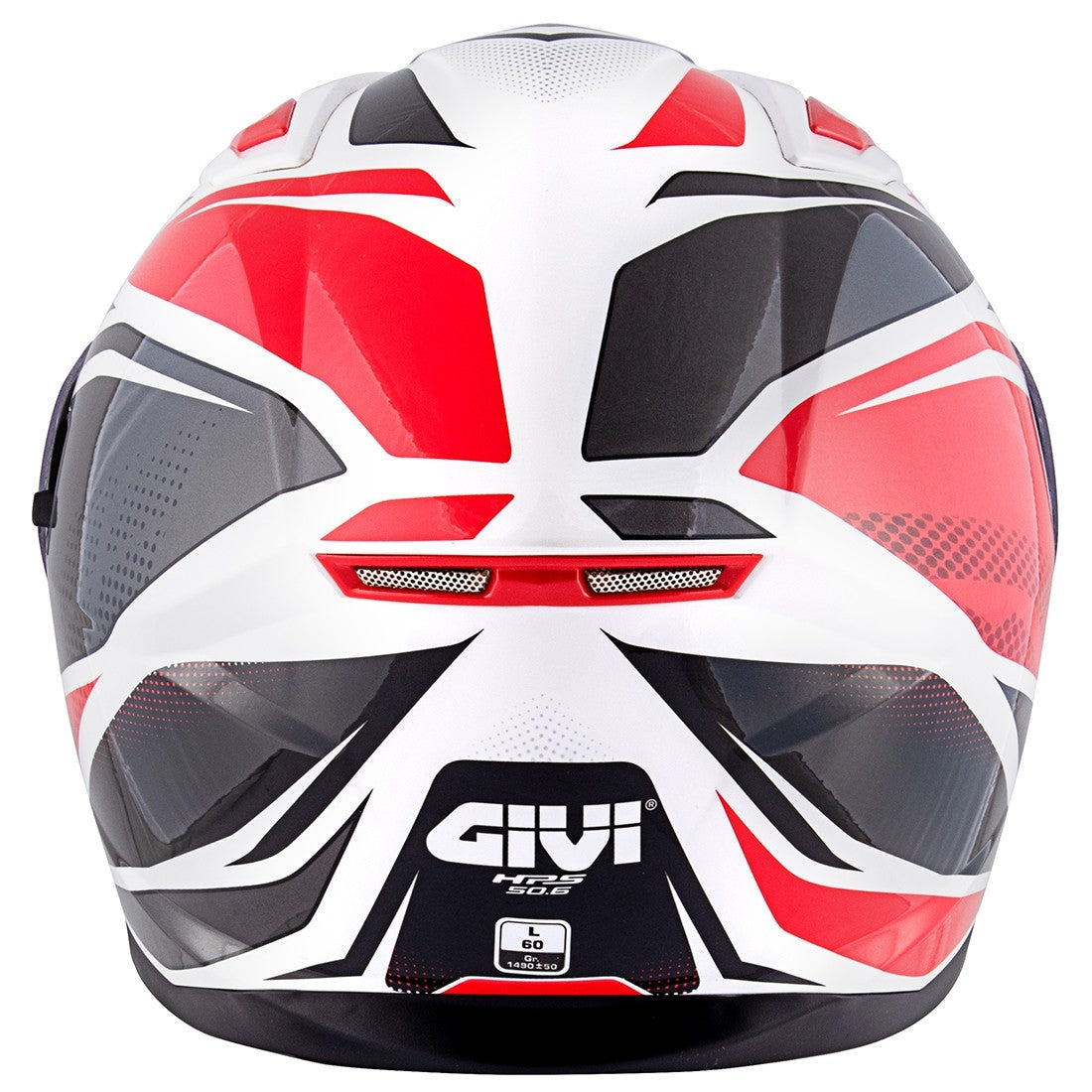 GIVI CASCO FULL 506/STOCCARDA.D/FOLLOW BLANCO/ROJO - SECURTEX MOTOR S.L (t/a MaximoMoto)