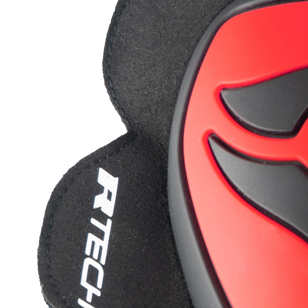 R-TECH - Protección Rodilla Knee Slider Negro/Rojo - TU / NEGRO/ ROJO