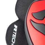 R-TECH - Protección Rodilla Knee Slider Negro/Rojo - TU / NEGRO/ ROJO