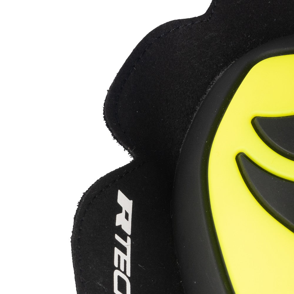 R-TECH - Protección Rodilla Knee Slider Negro/Amarillo Fluor - SECURTEX MOTOR S.L (t/a MaximoMoto)