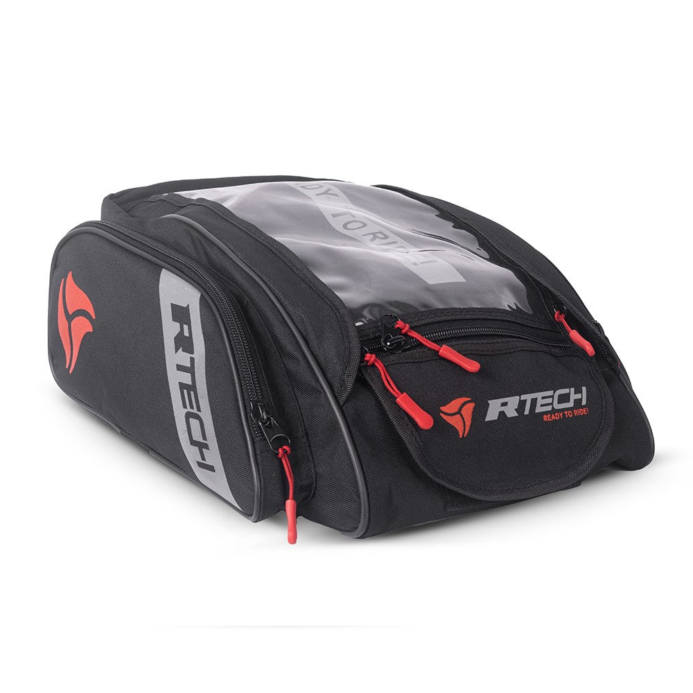 R-TECH - Mochila Piel/Textil Flap - SECURTEX MOTOR S.L (t/a MaximoMoto)