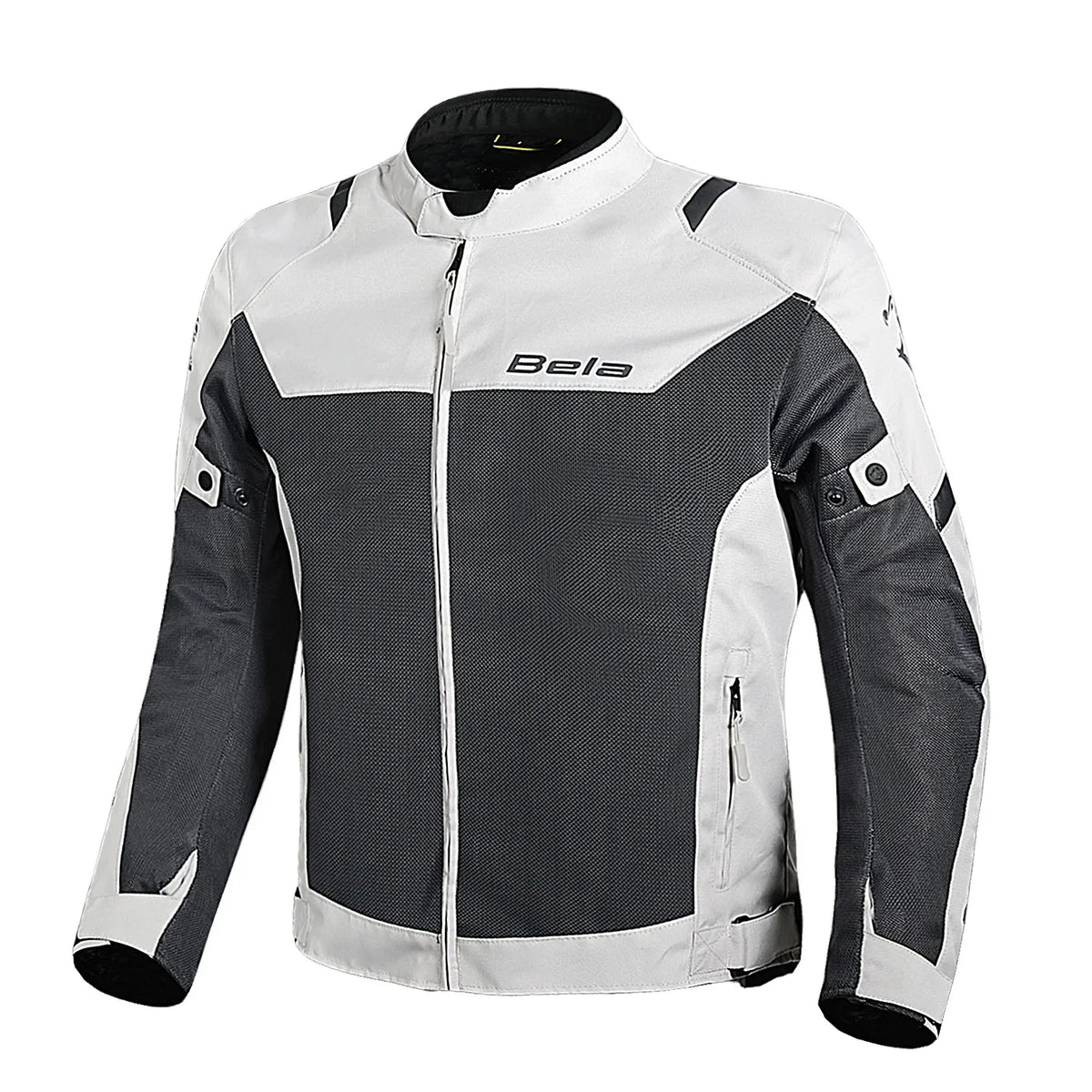 BELA MESH PRO HOMES TEXTIL DE MOTO JAQUETE DE MOTO GEL GRIS