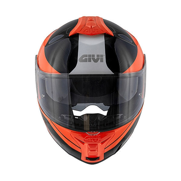 GIVI CASCO MOD X21/CHALLENGER C/PL.D/GLOBE NEGRO/NARANJA - SECURTEX MOTOR S.L (t/a MaximoMoto)