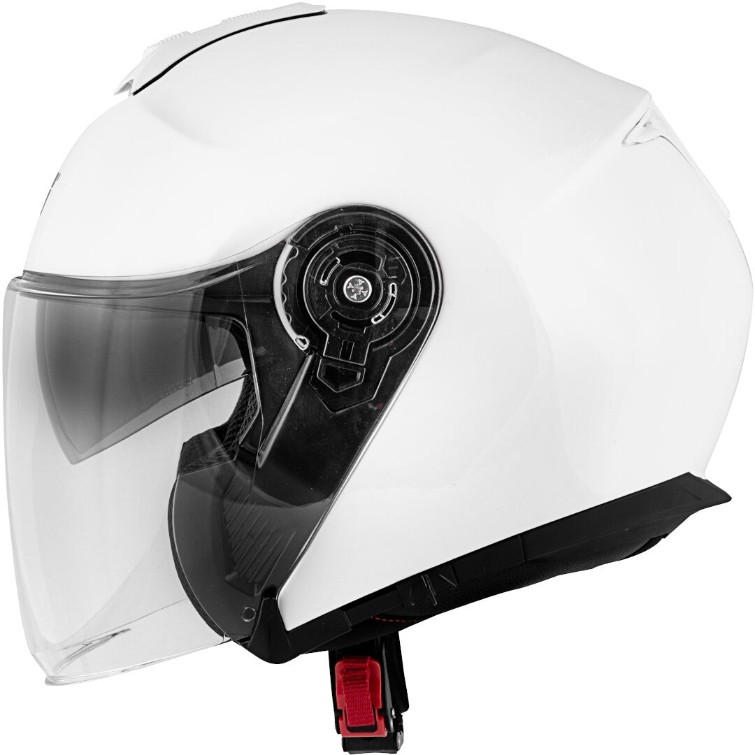 casco de moto jet givi x22 planetd blanco solido jet