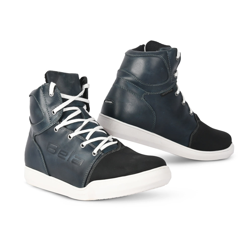 BELA - Botas Piel Baika Sneaker Azul - SECURTEX MOTOR S.L (t/a MaximoMoto)