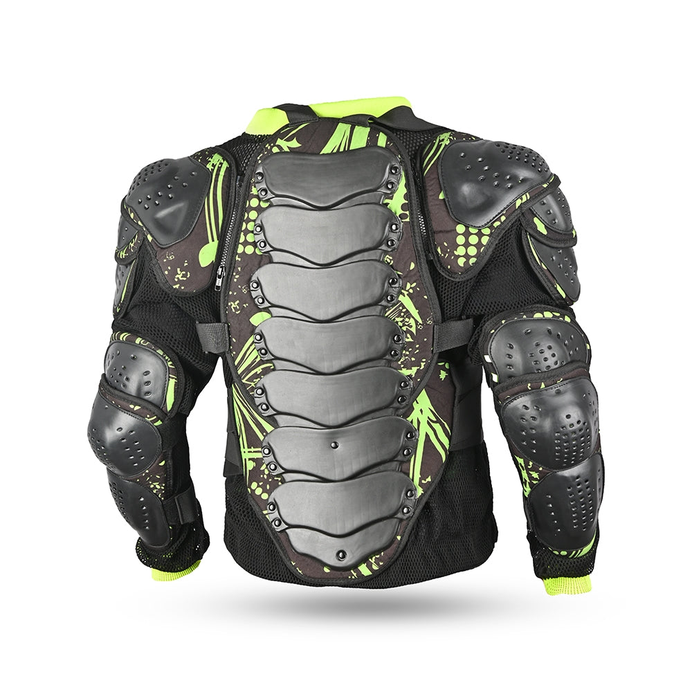 BELA-Protector Textil Motocross Jacket con tirantes Negro/Amari fluo - SECURTEX MOTOR S.L (t/a MaximoMoto)