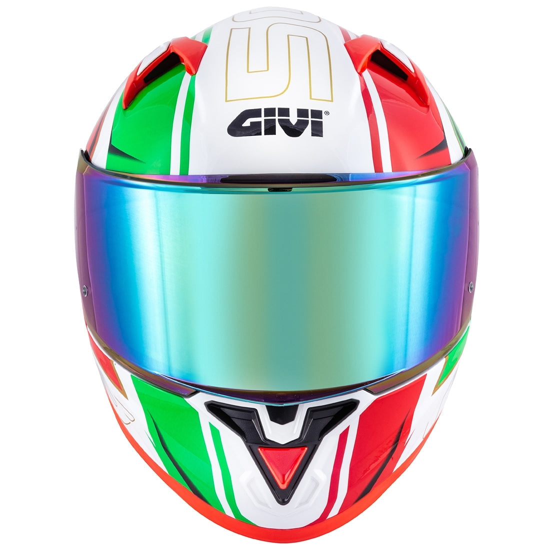 GIVI CASCO FULL 506/STOCCARDA.D/BLADES BLANCO/VERDE/ROJO - SECURTEX MOTOR S.L (t/a MaximoMoto)