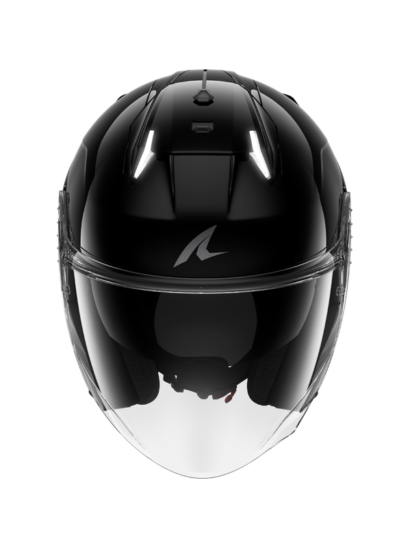 SHARK SKWAL I3 BLANK BICICLETA DEPORTIVO JET CASCO NEGRO