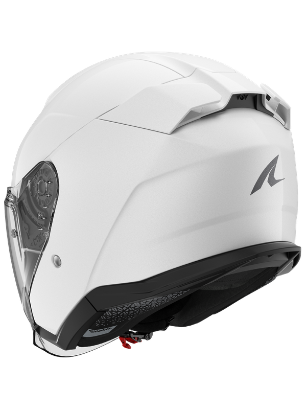 SHARK SKWAL JET BLANK MOTOCICLETA CARA ABIERTA CASCO BLANCO PERLADO