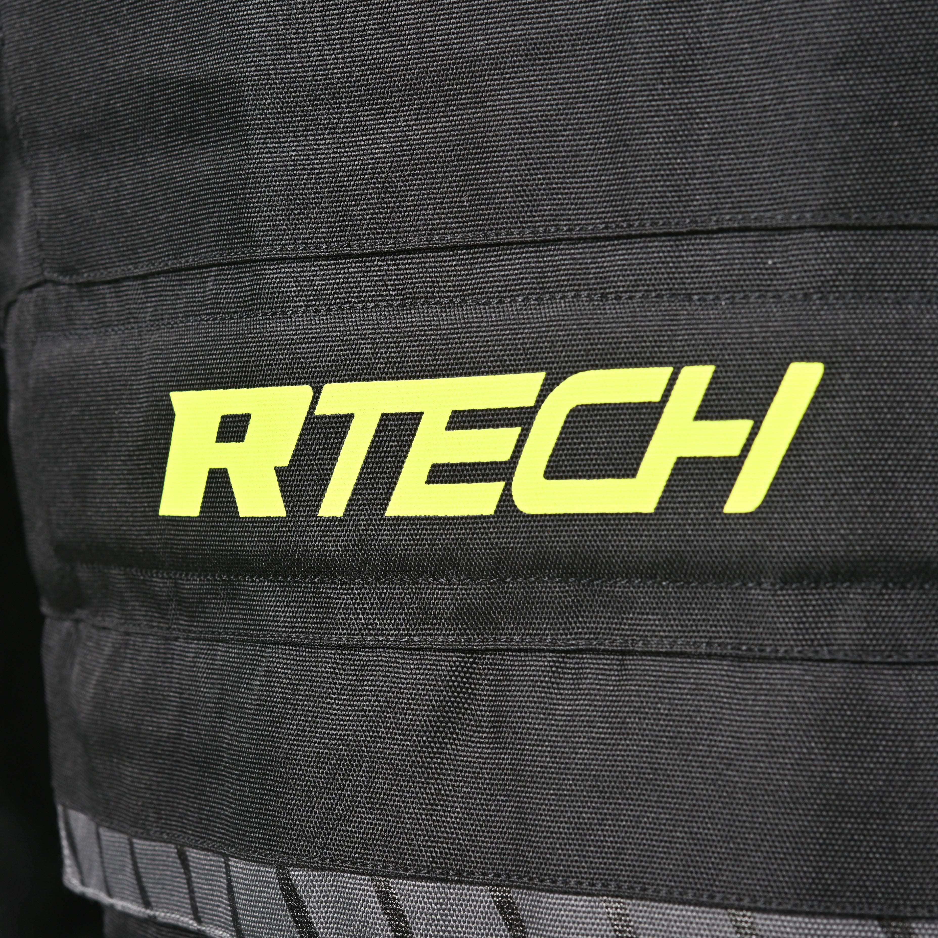 R-TECH Chaqueta Textil Knight Rider (Long) Negro/Antracita/Amarillo - SECURTEX MOTOR S.L (t/a MaximoMoto)