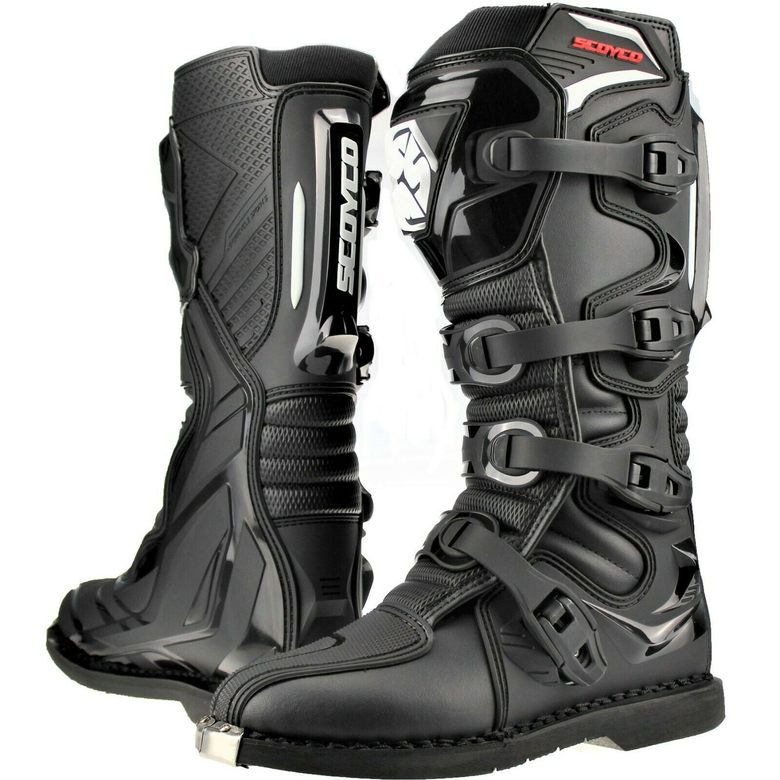 SCOYCO Motocross Sport Enduro Boot/Negro - SECURTEX MOTOR S.L (t/a MaximoMoto)