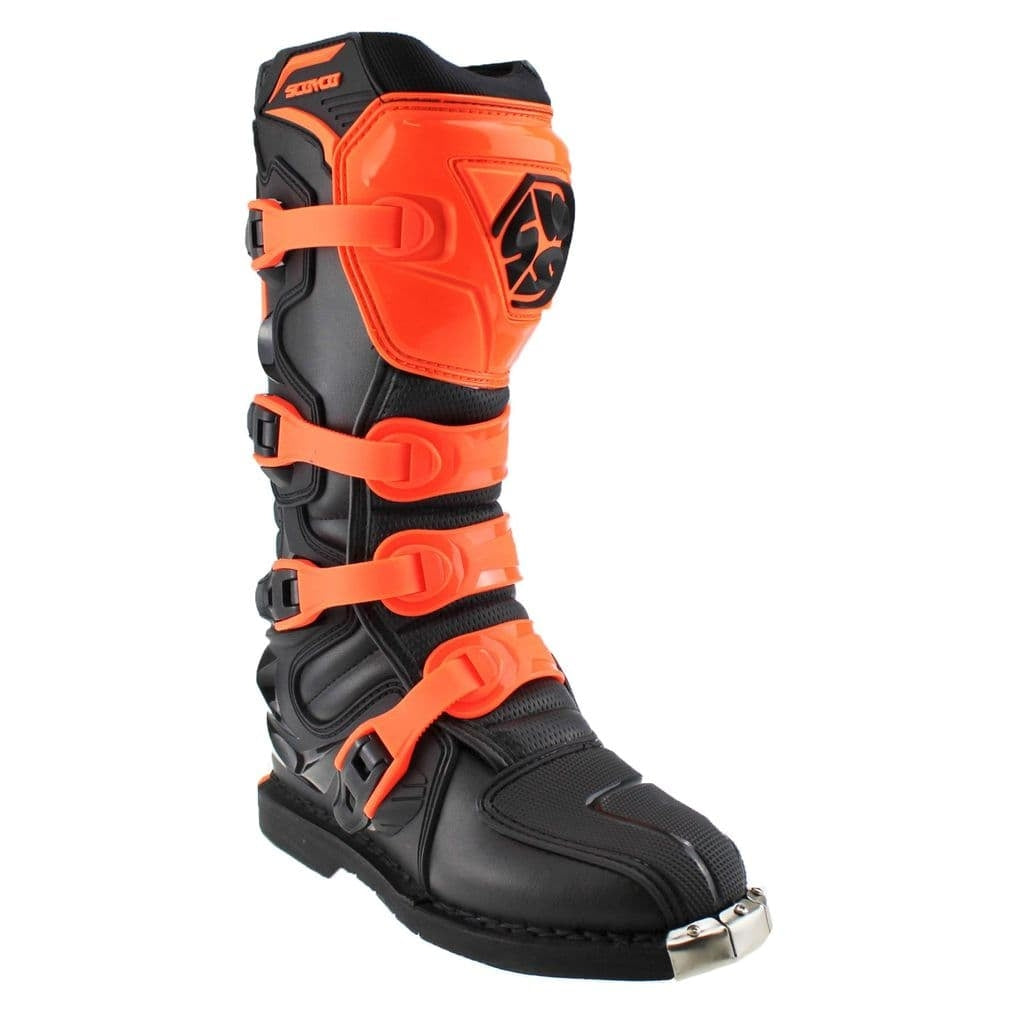 SCOYCO MOTOCROSS SPORT ENDURO BOOT NEGRO/NARANJA - SECURTEX MOTOR S.L (t/a MaximoMoto)