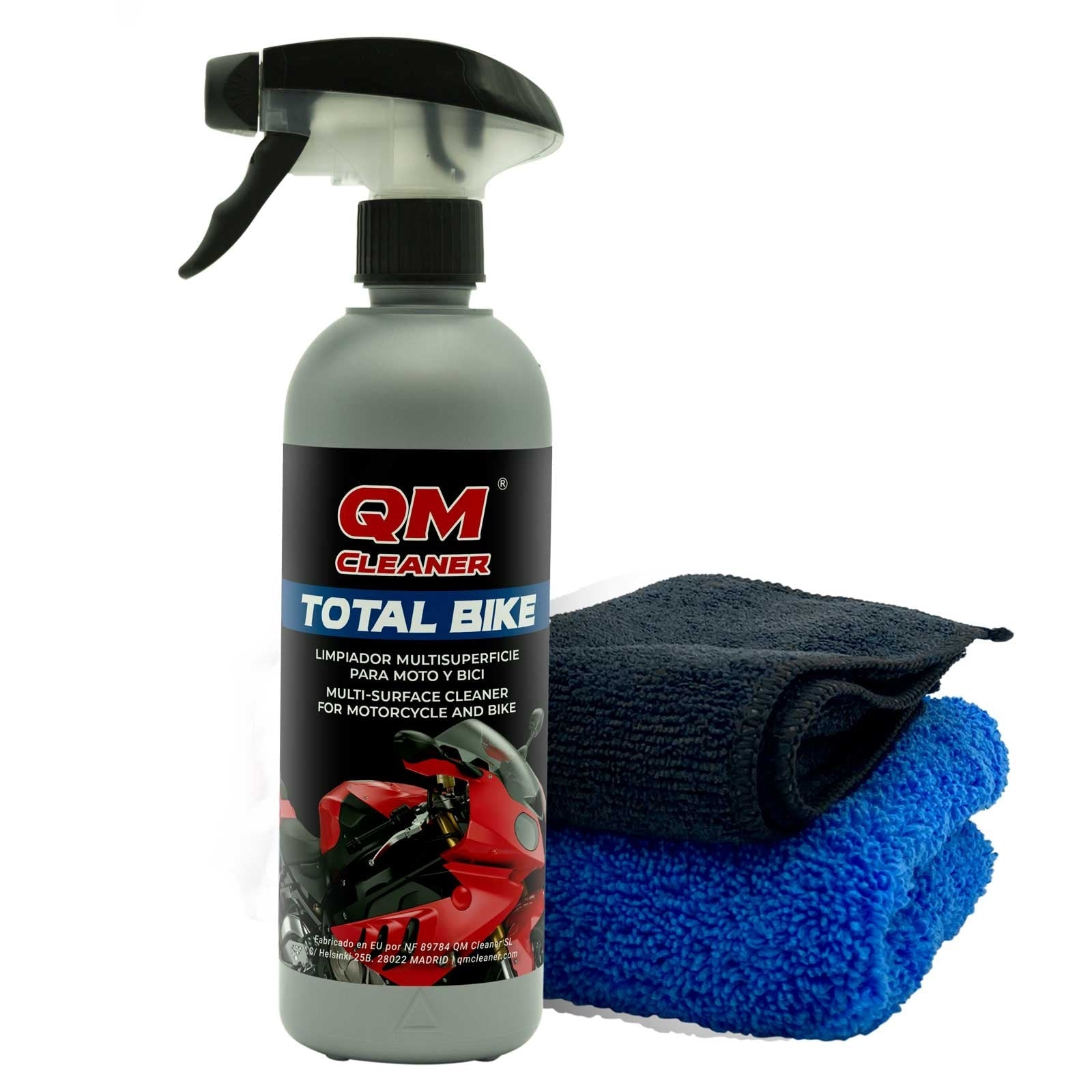 QM CLEANER TOTAL BIKE | LIMPIEZA MULTISUPERFICIE PARA MOTO Y BICI - SECURTEX MOTOR S.L (t/a MaximoMoto)