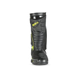 BELA - Botas Piel Master Man Negro/Amarillo Fluor - SECURTEX MOTOR S.L (t/a MaximoMoto)