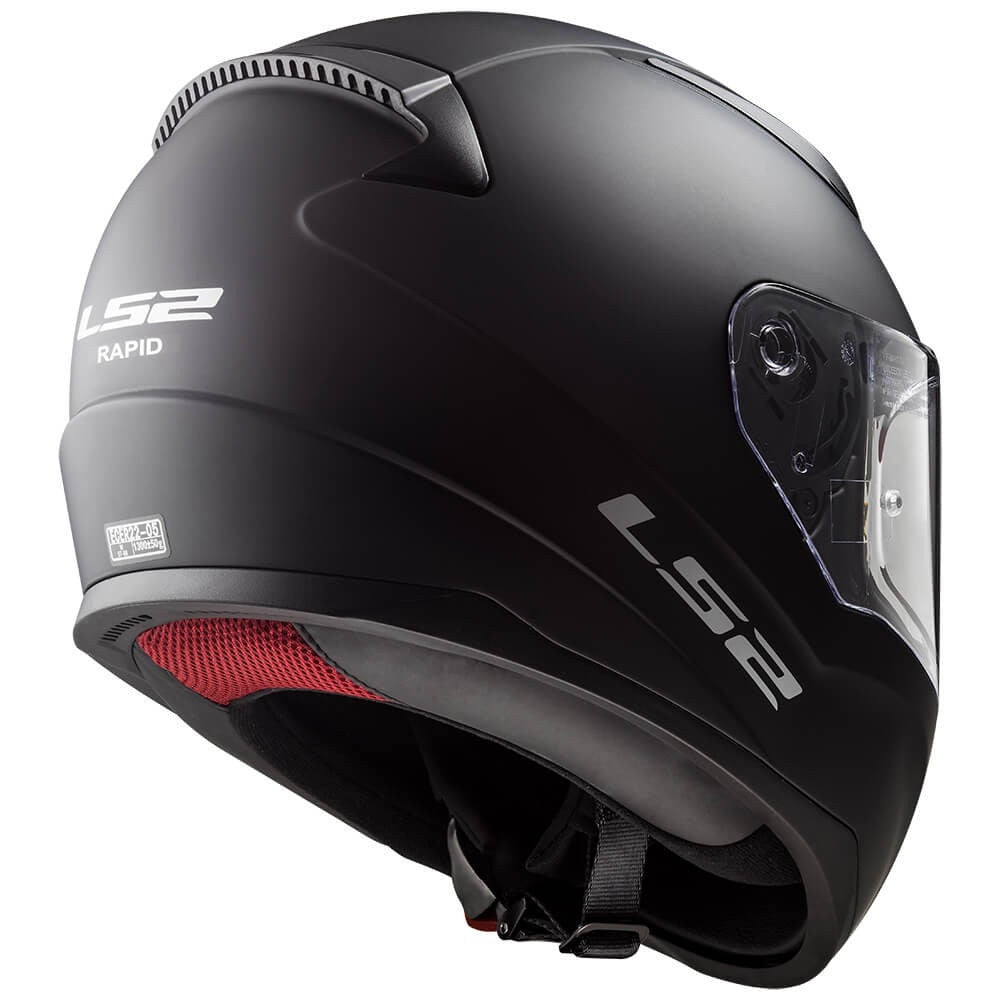 LS2 FF353 RAPID SINGLE MONO MATT BLACK - SECURTEX MOTOR S.L (t/a MaximoMoto)